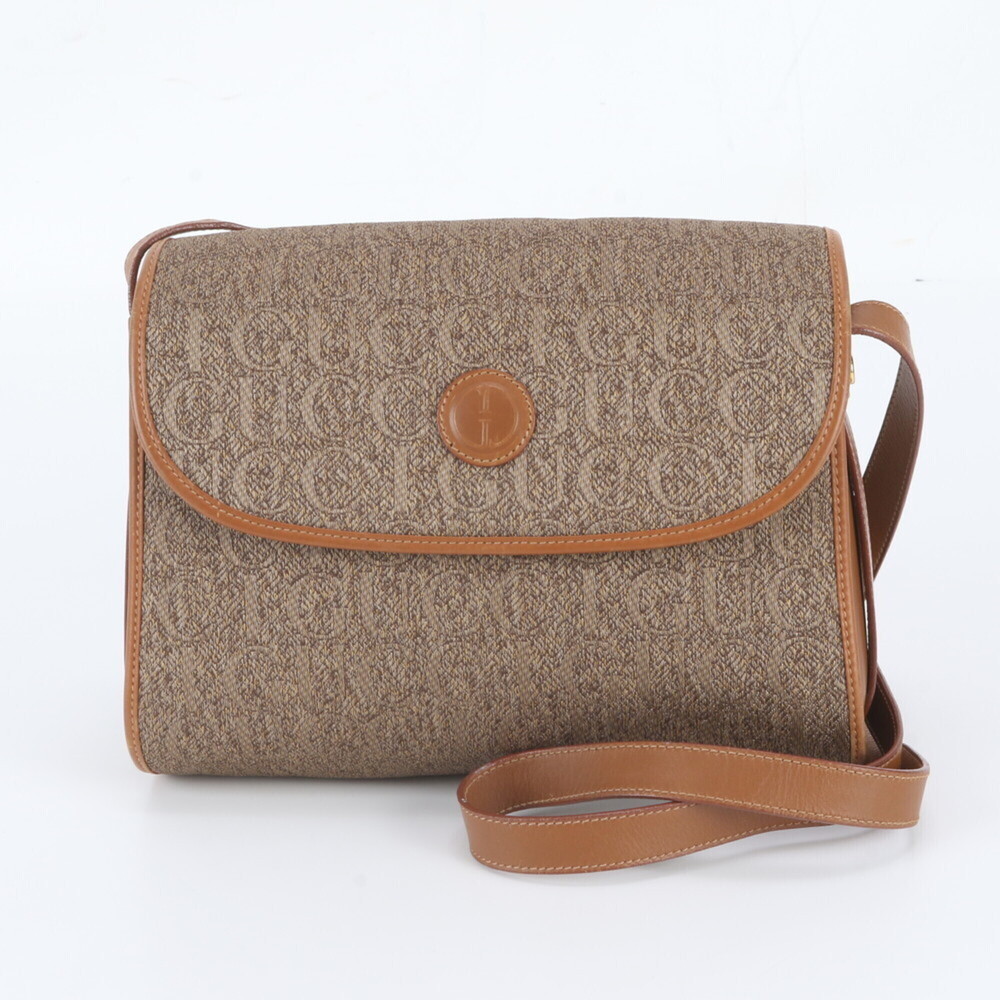 Gucci Old Logo All-Over Print 001 14 0712 Leather Shoulder Bag Crossbody for ...